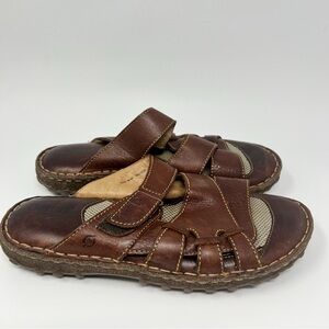 Born Leather Strappy Sandal